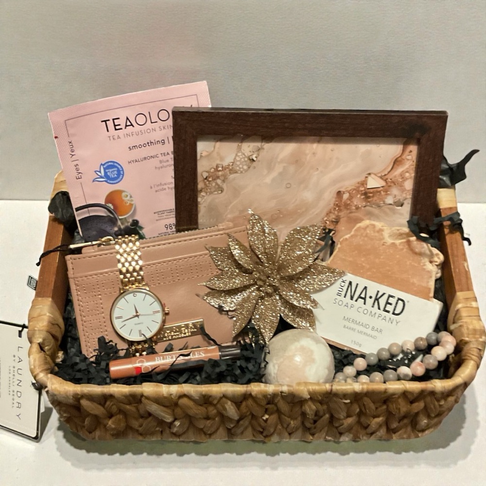 Rose Gold Gift Basket
